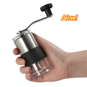 High quality RV espresso hand portable manual coffee grinder conical burr mill