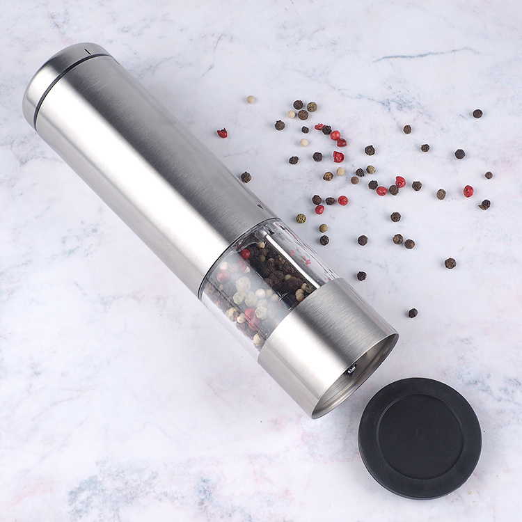 Amazon hot selling more choices electric spice salt pepper grinder, customized service electric salt and pepper grinder set