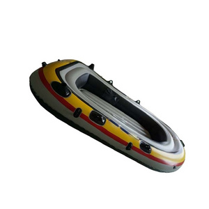 Best Selling Inflatable Hard Professional Design Plastic Boats Sea Inflatable Fishing Boat