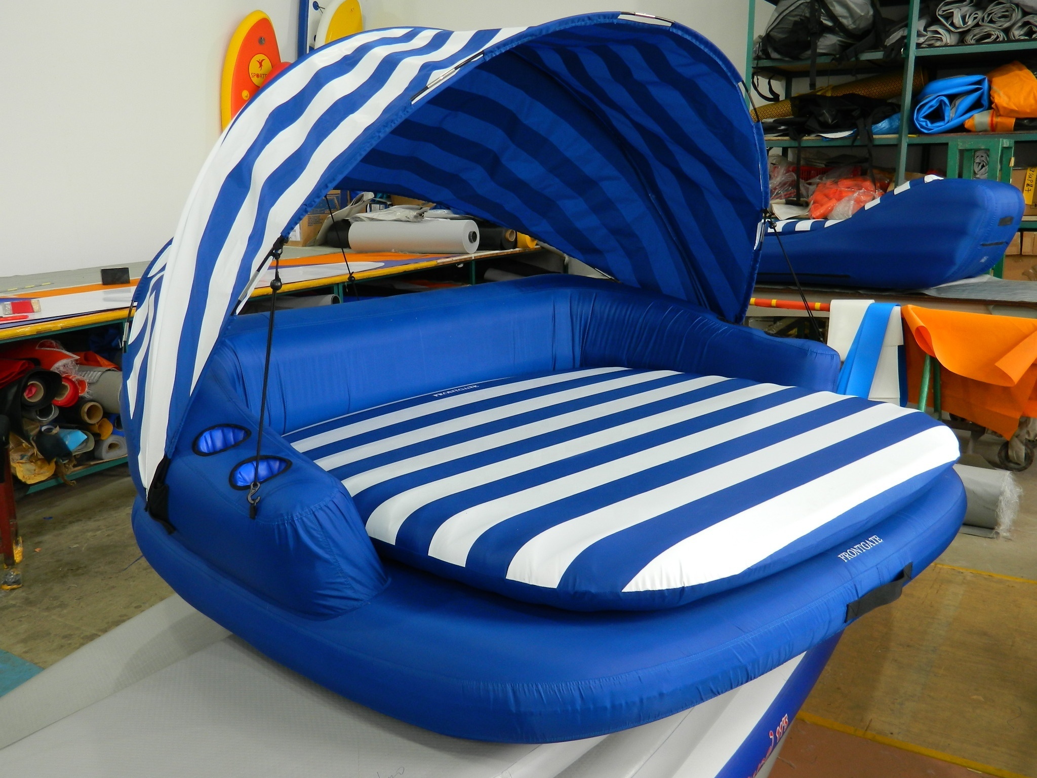 Inflatable Floating Island/hot Inflatable Water Raft Lounge/inflatable Water Floating Bed