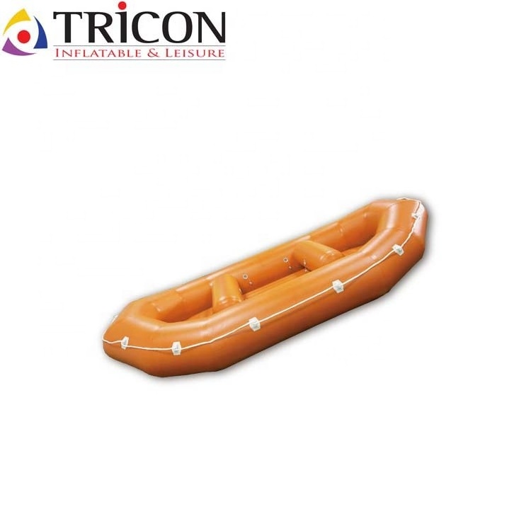 Wholesale Inflatable White Water Raft / Rafting Boat With Inflatable Floor