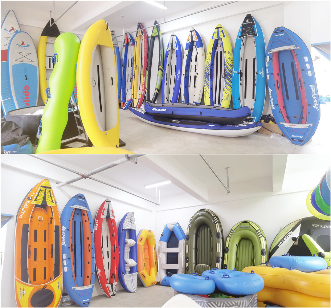 Fabric PVC material Drop stitch floor Inflatable rescue life boat fishing raft drifting Raft Floating drifting Boat