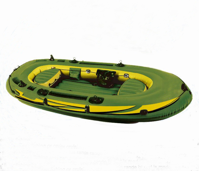 Water Sports Equipment Strong Fabric Material 2 Persons Inflatable Boat With Paddles For Cruising