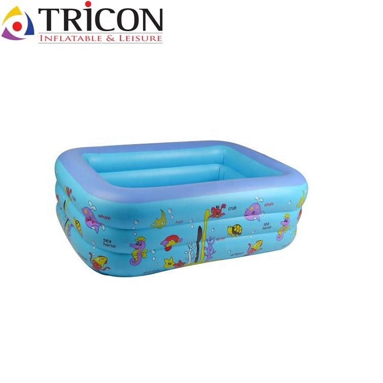 Hot Sale Promotional Highly popular product cartoon Kids MIni Baby PVC inflatable swimming pool