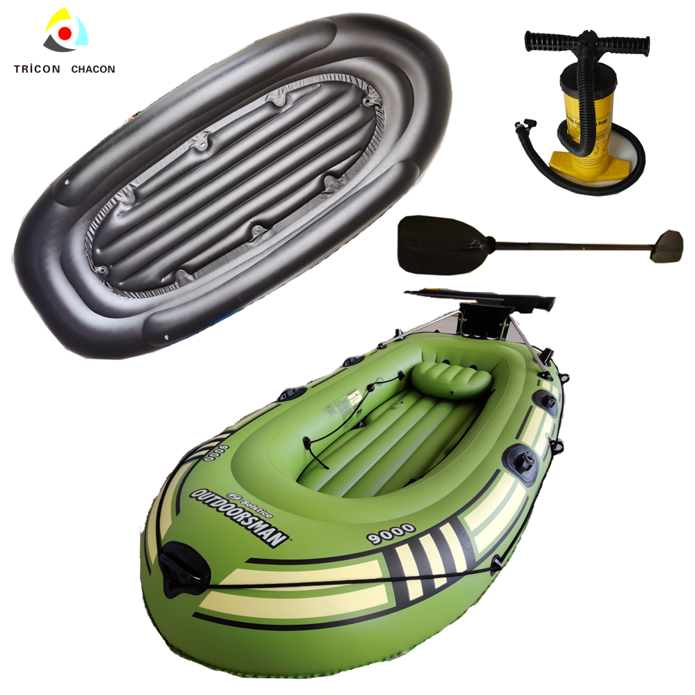 Inflatable kayak  Rowing Boat Dinghy Fishing boat River PVC Inflatable Raft Boat with 2 & 4 person for sale water sport