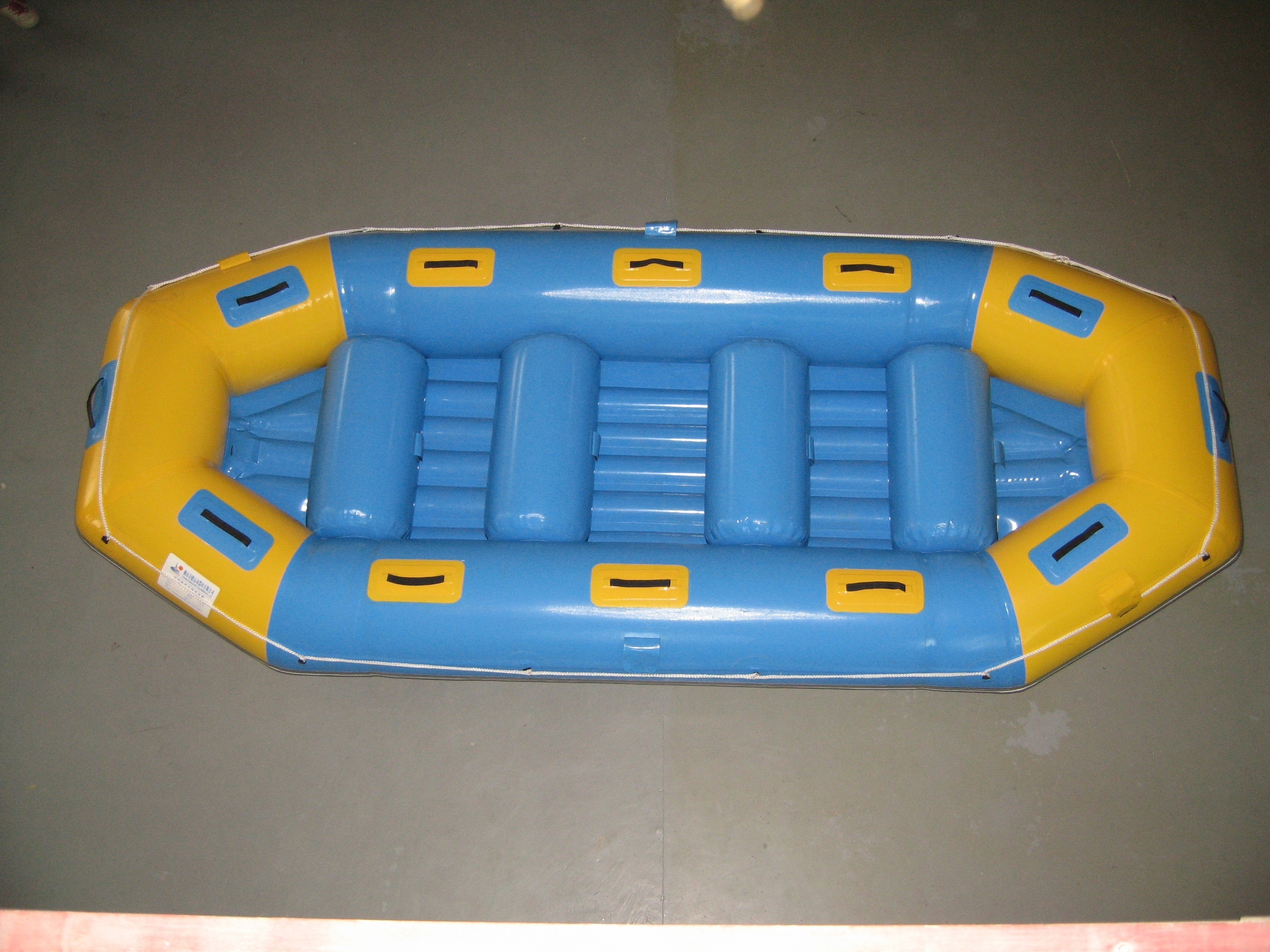 Wholesale Inflatable White Water Raft / Rafting Boat With Inflatable Floor suit