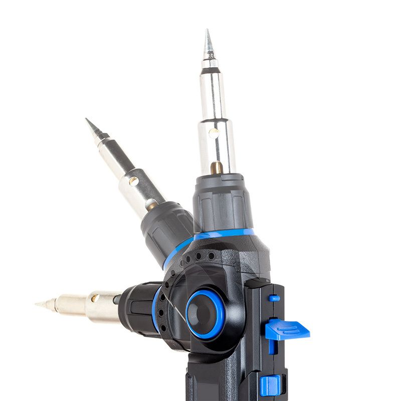 Taiwan Multi-Angle Butane Soldering Iron Kit, 5, 45, and 90 degree adjustable angle, Butane Gas