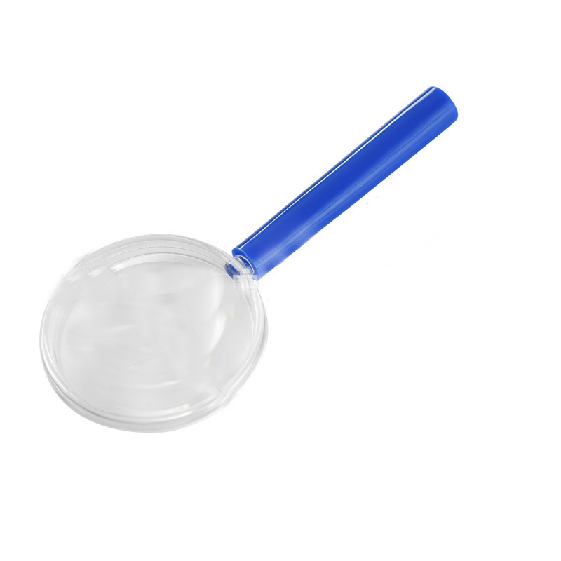 Plastic Acrylic Lens Kids Magnifying Glass Mini Handheld Magnifier for Children Science Class Outdoor Exploration