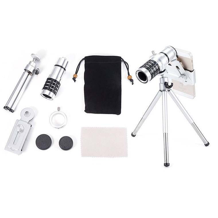 smart phone camera lens mobile phone monocular fish eye lens mobile camera lens with tripod