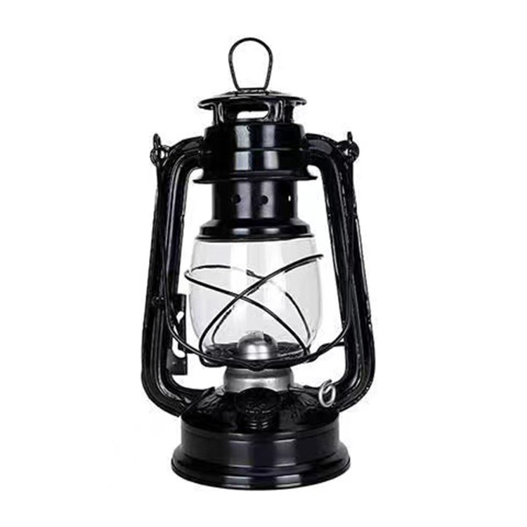 Retro Old-Fashioned Nostalgic Kerosene Lamps Iron Portable Tent Camping Light Lantern