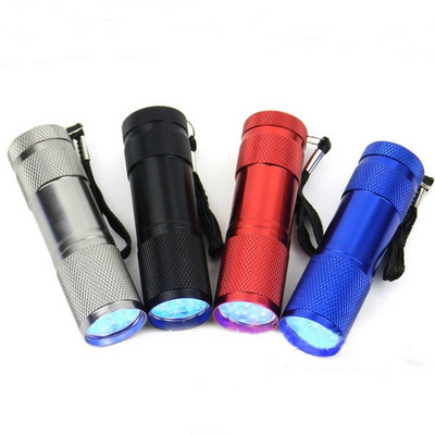 9 led light flashlight UV ultraviolet lamp UV Handheld  Flashlight  9 LED Mini Light Torch