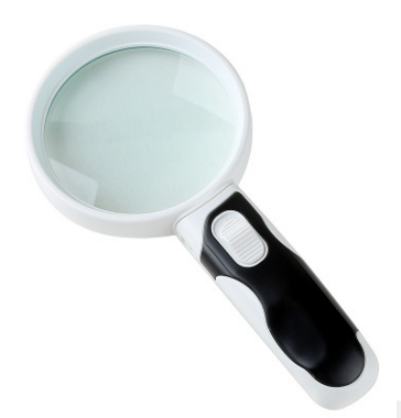 LED Illuminated Magnifier with Lights for Seniors Reading Magnifying Glass