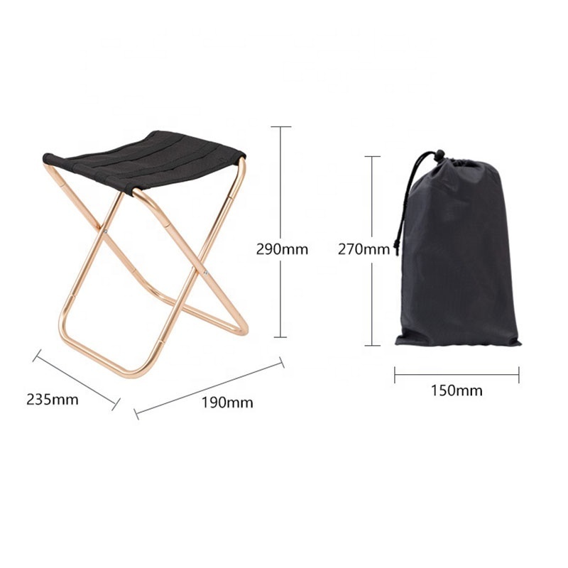 Portable Queuing Artifact Leisure Camping Fishing Chair Aluminum Alloy Oxford Cloth Outdoor Folding Chair