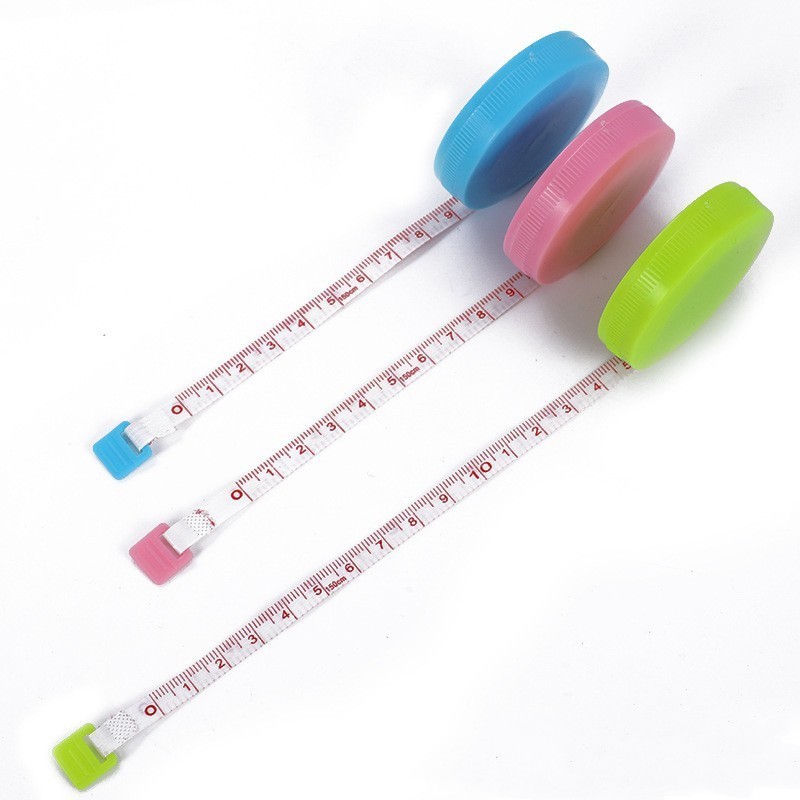 Random Color 150cm Body Measuring Ruler Sewing Tailor Tape Measure Soft Sewing Ruler Meter Sewing Measuring Tape