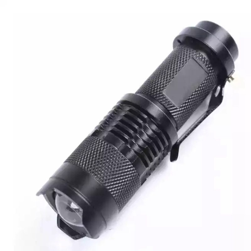 Mini Zoom UV Led Purple Light Flashlight Ultraviolet Torch Flashlight for Fluorescent Agent Detection