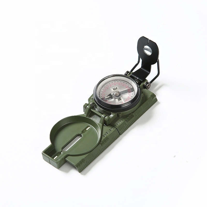 Professional US Clamshell Compass Outdoor Camping Lensatic Compass with Glow-in-the-dark