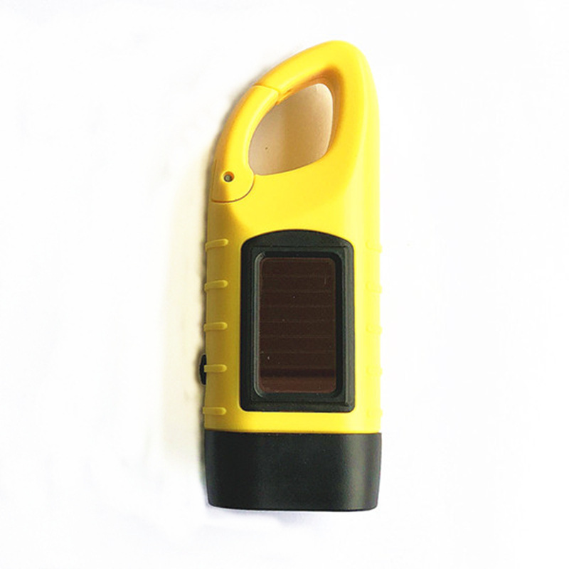 Camping Survival Torch Hand Crank Solar Powered Flashlight Emergency Rechargeable Led Flashlight