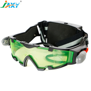 Jaxy multifunctional Helmet outdoor sports night vision safety goggles with LED lights for kids and teenagers