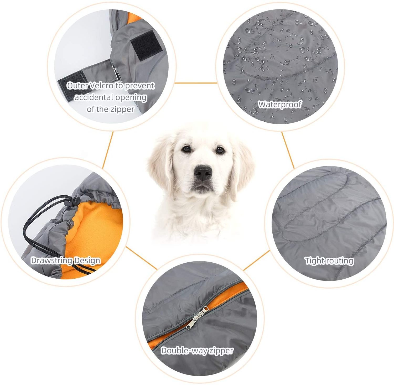 Compressible Packaging Waterproof And Wear-resistant Dog Sleeping Bag