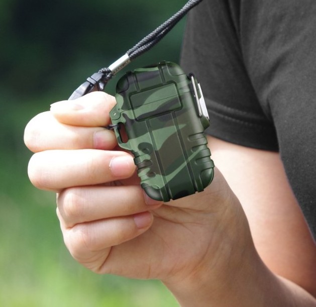 New Waterproof Rechargeable Lighter For Outdoor Travel USB Electronic Lighter