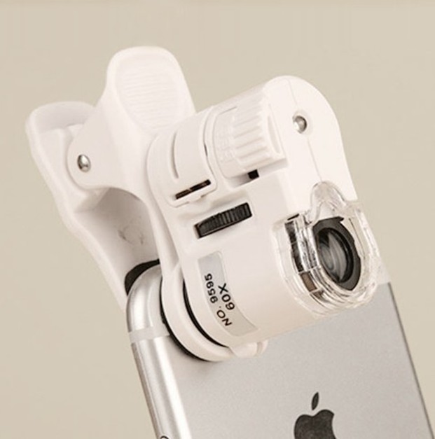 Mini Mobile Phone Microscope Magnifier Loupe Pocke for Universal Smartphone and Tablets Camera