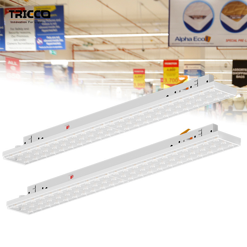 TRIECO 5 Year Warranty 230V AC 180lm/w Optional Beam Angle Track system Linear Light for Commercial Shop Project