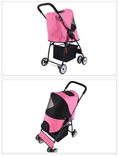 TH-PSP-279 Italian New Design Strong frame Standard Folding Pet Stroller Comfort Medium pet stroller