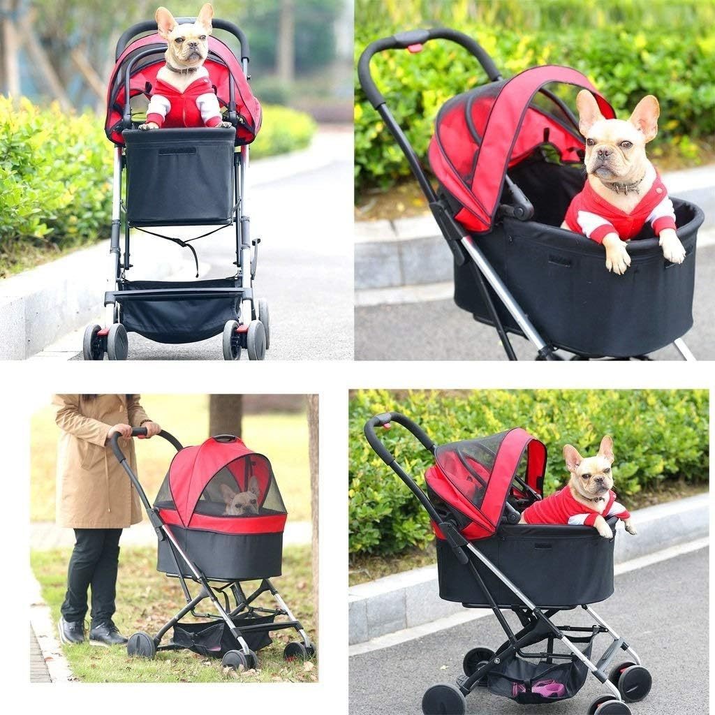 TH-PSP-008 New Design Four wheels pet stroller Pushchairs Pet Buggy Pet Bike Animal Carrier