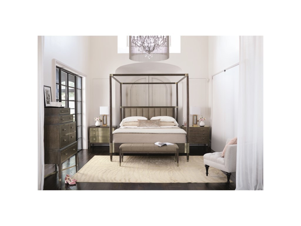 Yaqi 2021 Factory Price Modern Design Acrylic Transparent Canopy Bed Frame Lucite Bedroom Hotel Bed