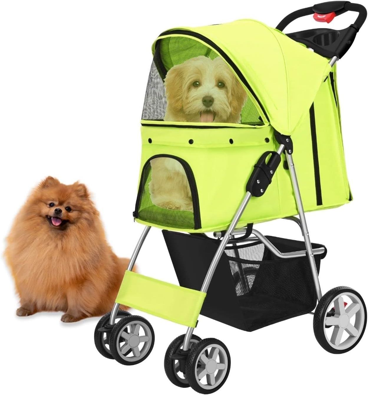 TH-PSP-126 Vietnam Pet Stroller Classic design American Standard Wholesale Luxury pet stroller Cage Pet Cart Carrier