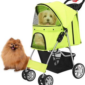 TH-PSP-126 Vietnam Pet Stroller Classic design American Standard Wholesale Luxury pet stroller Cage Pet Cart Carrier