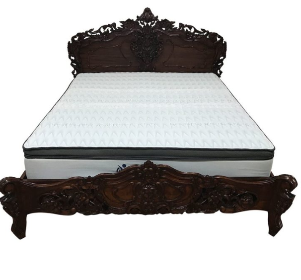 Antique Style Solid Wood Bed Frame Product