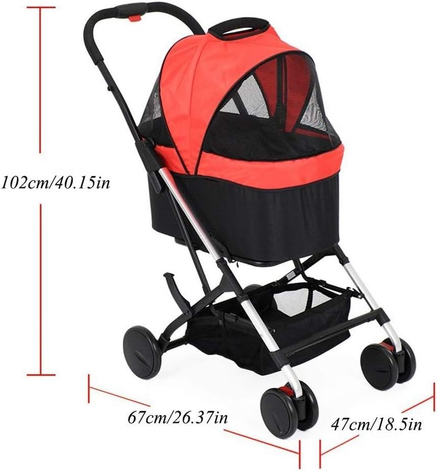 TH-PSP-008 New Design Four wheels pet stroller Pushchairs Pet Buggy Pet Bike Animal Carrier