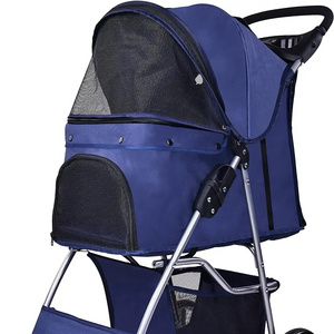 TH-PSP-141 Pet Stroller Manufacturer Price New design Italian Pet Stroller For Medium Animals in all season