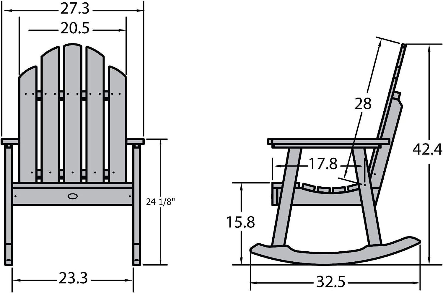 THLCr - 0063 American Custom Classic Design Wooden Frame Rocking Chair for living room Furniture