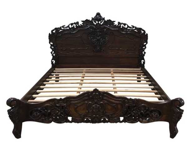 Antique Style Solid Wood Bed Frame Product