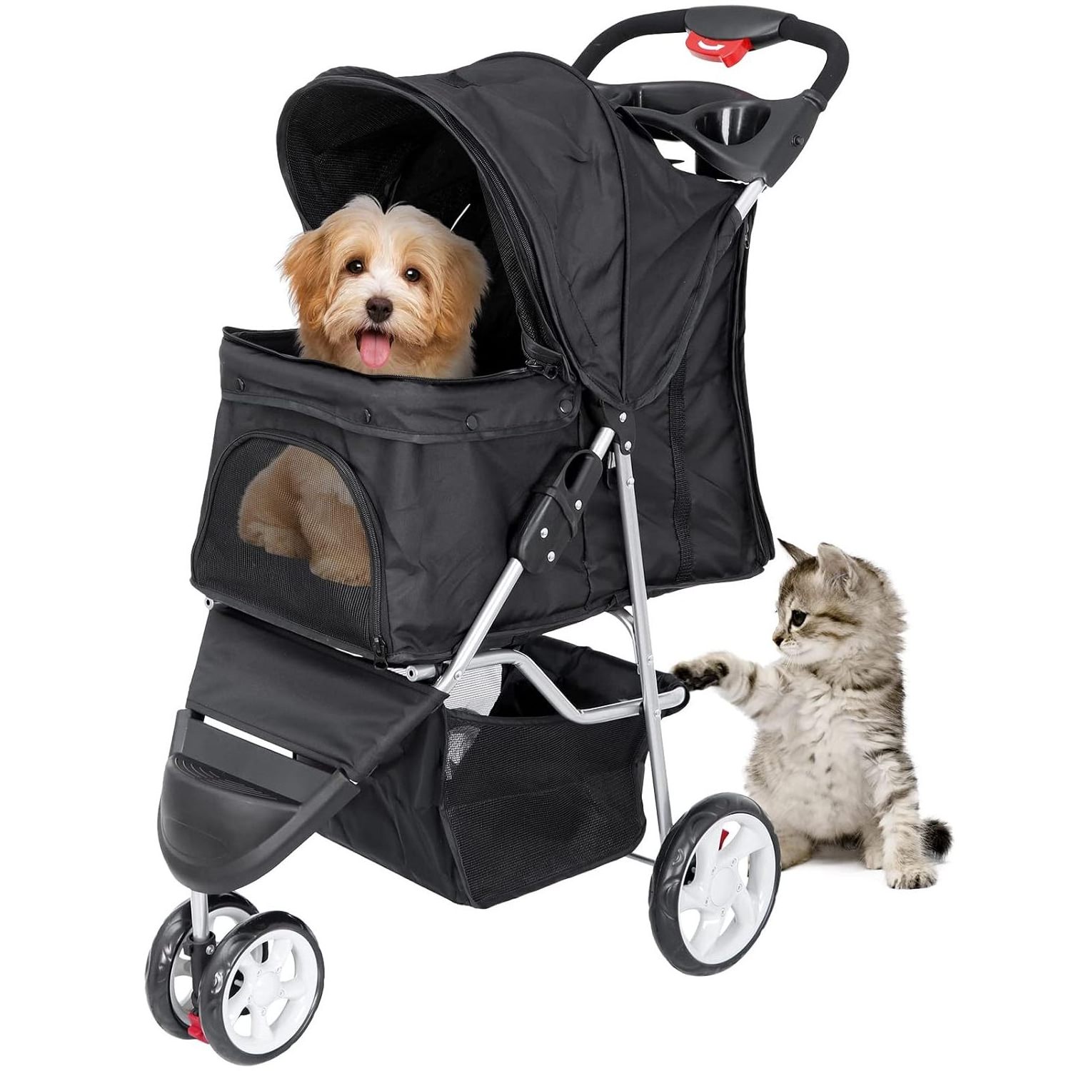 TH-PSP-166 Latest Italian Pet Stroller cheap Price Medium Pet Cats and Dogs pet stroller water proof