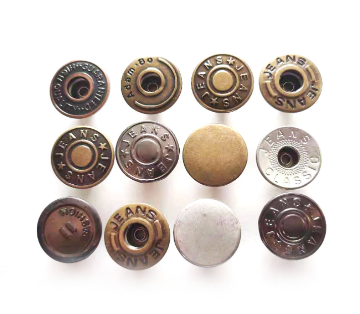 Metal Snap Button 15mm 21mm 25mm Clasp buttons Hollow flower Invisible Coat Buttons Fashion Suit buckle Black Gold Silver