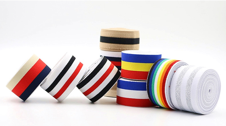 Eco-friendly polyester jacquard elastic bands for clothes