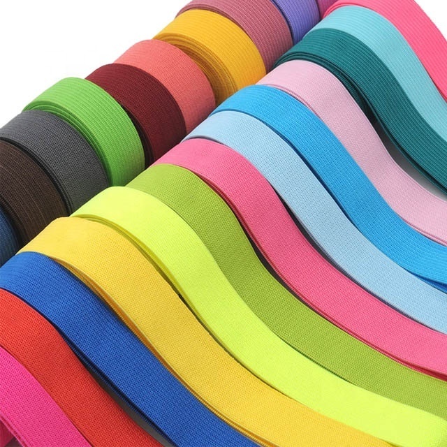 1.5 inch nylon elastic webbing 45m a lot soft jacquard elastic for underwear