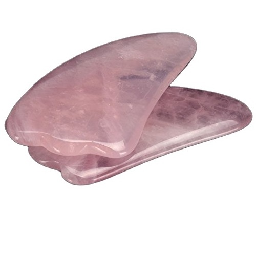 natural jade rose quartz green aventurine gemstone OEM custom logo Chinese gua sha traditional gua sha board tool jade