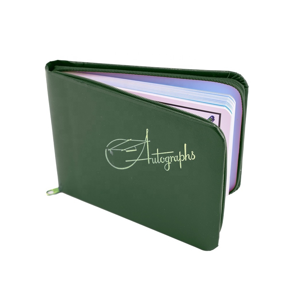 Signature Collection Autograph Book 100 Blank Unlined Pages