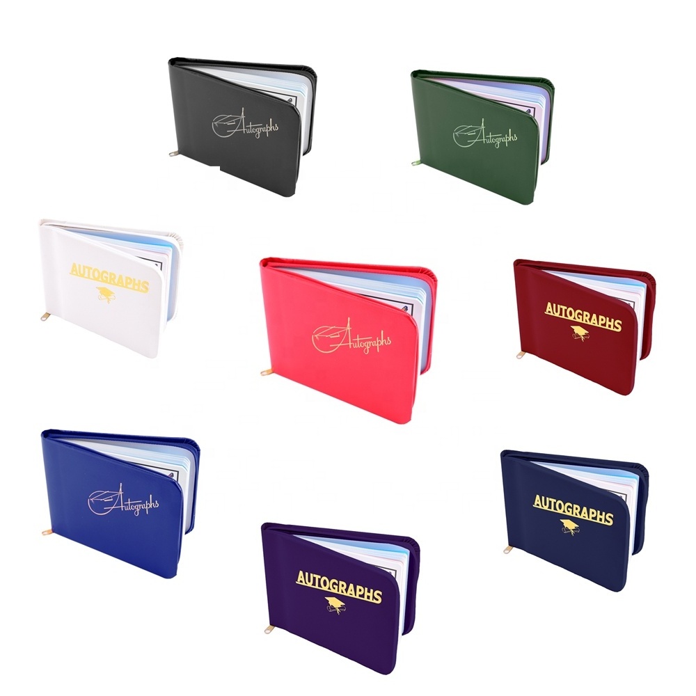 High quality custom logo  autograph book royal