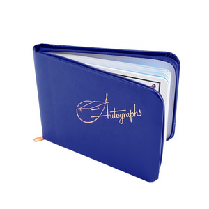 High quality custom logo  autograph book royal