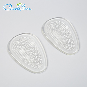 Massage Care Anti Slip Adhesive Pu Gel Shoe Insert Insole Silicone Foot Pad