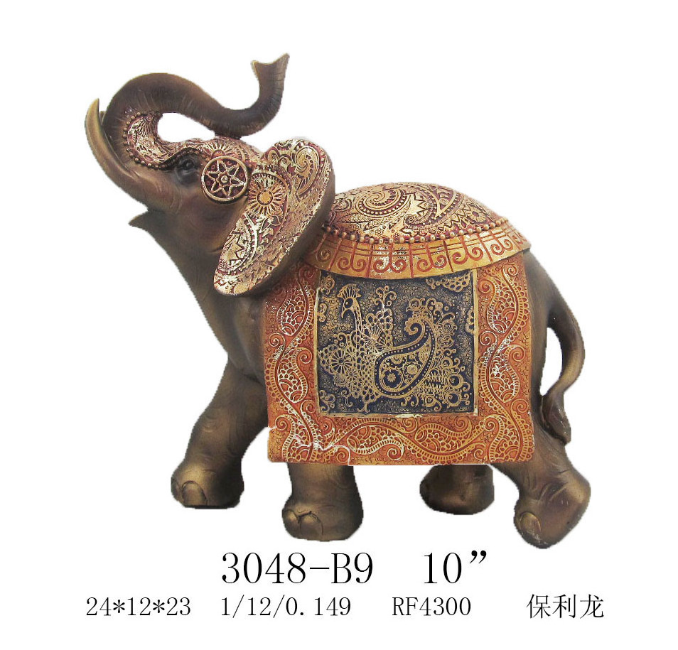 Wholesale New Style Home decoration polyresin elephant figurines