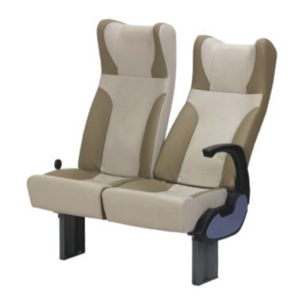 Leather sprintere van seats with safe belt and footrest