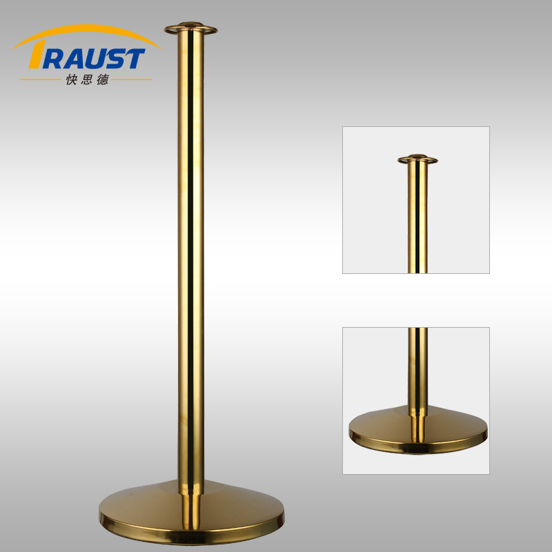 Traust decorative cord retractable stand red carpet poles gold queue stand rope car show concrete barricade stanchion barriers