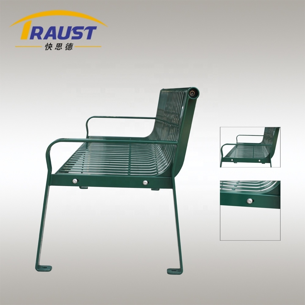 High Quality Cast Iron Recycle Trash Bin, Garden Bench for Outdoor/Mordern iron benches