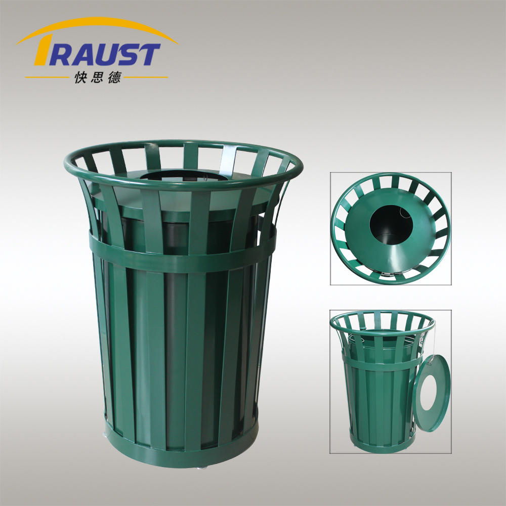 High Quality Cast Iron Recycle Trash Bin, Garden Bench for Outdoor/Mordern iron benches